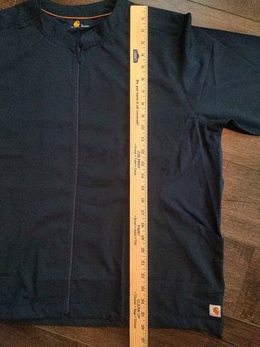 Damen L - Carhartt Scrub Jacket Nurse Navy Blue Force Modern Fit Lightweight - Bild 14 von 22
