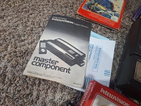 Mattel Intellivision Console in Box Bundle With Games TESTED WORKING CLEAN 