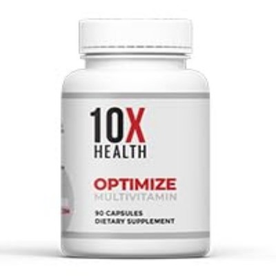 10X Health Optimize Methylated Multivitamin 90 Capsules, 07/26 Exp