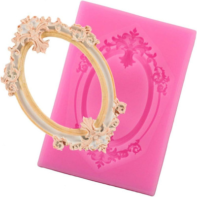 Frame Silicone Mold Fondant Mold Cake Decorating Tools Chocolate Gumpaste Mold
