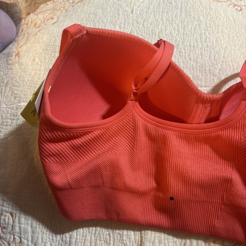 Women’s Padded Sports Bra, Light Red By All In Motion Small Retail, $20 Stain - Picture 7 of 12