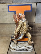 1989 Chief Illini #2 J.P Van Winkle & Son Decanter Collectors Edition Illiniwek