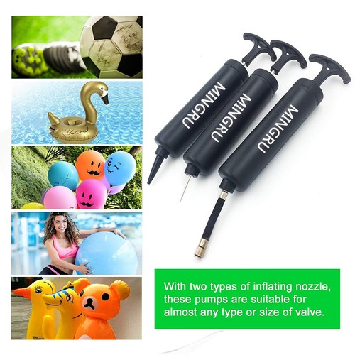 Ball pump (1 PACK - BLACK, 8") - Picture 3 of 7