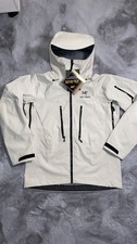 Arc'teryx Veste à capuche unisexe GORE-TEX Alpha SV blanche  taille S