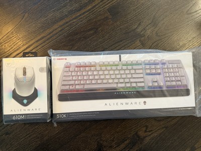 NEW Alienware Mechanical Gaming Keyboard Mouse Bundle - AW510K AW610M
