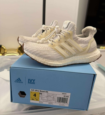 SIZE 4 - Adidas X Ivy Park Ultra Boost OG Icy Park Running Shoes GX5370