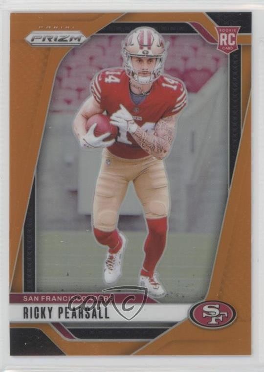 2024 Panini Prizm Rookies Orange Prizm 195/249 Ricky Pearsall #383 0h6w