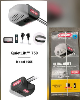 #ad #ad Genie Ultra Quiet Belt Drive Garage Door Opener 1 2 Hp $125.00