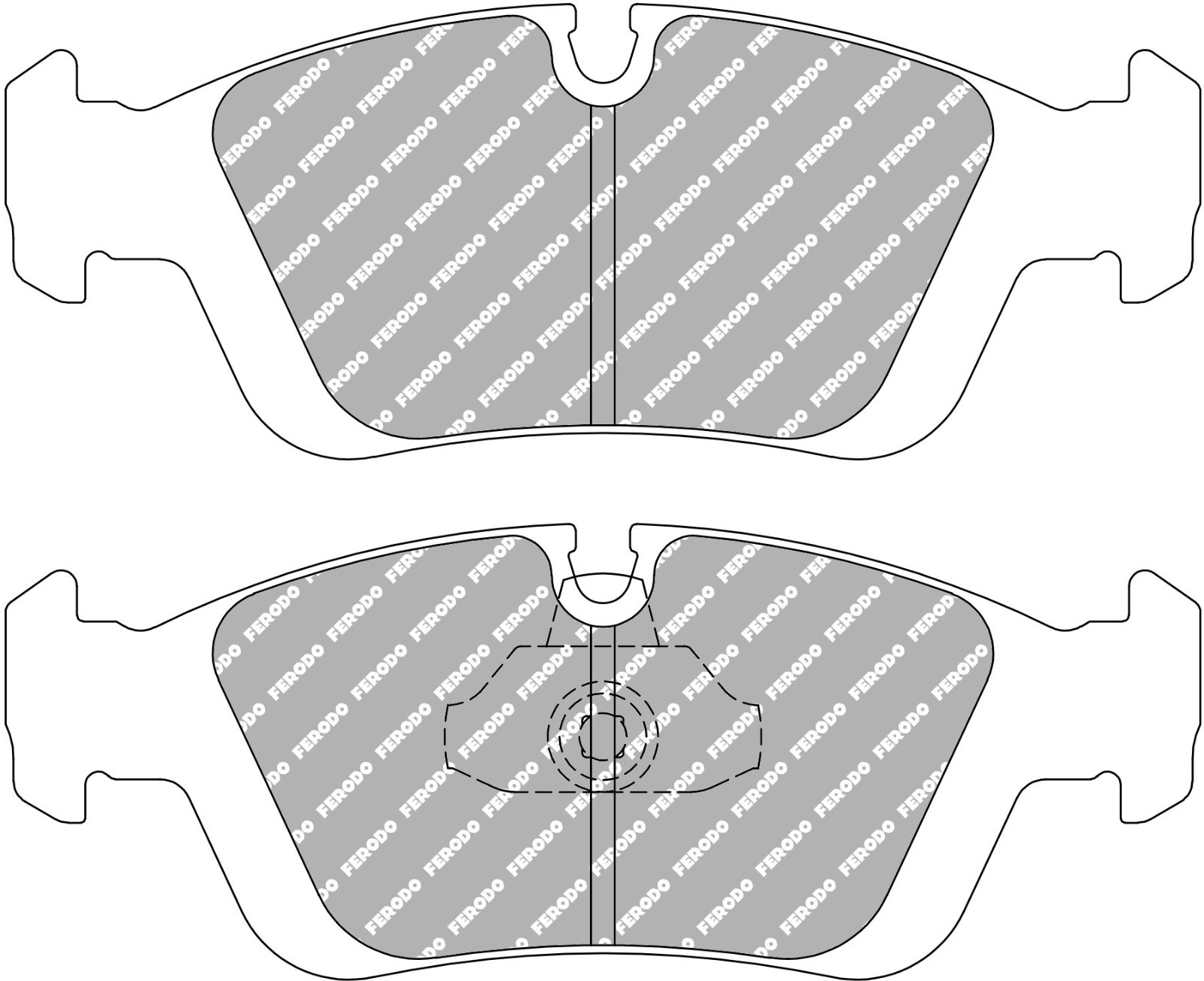 Front Ferodo DS2500 Brake Pads for BMW Z3 E36 2.0 2.2 2.8 3.0 FCP1300H