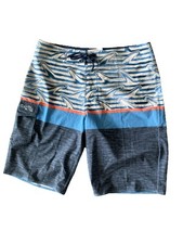 SALT LIFE SLX-QD Vapor BOARD Shorts  SWIM TRUNKS MENS 30 Side POCKET Wave