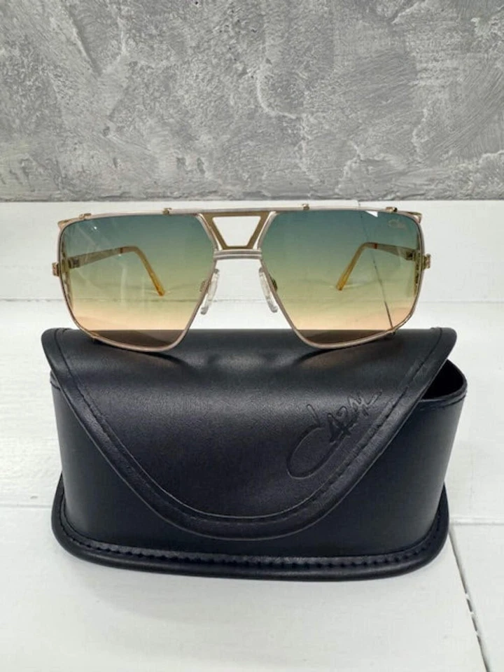 Gafas de sol Cazal 9093 003 62 15 130 dorado plata verde naranja lente degradada 100 % Foto 2 de 3
