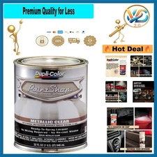 Paint Shop Finish System Base Coat Metallic Clear 32 oz Automotove Paint