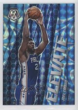 2020-21 Panini Mosaic Elevate Reactive Blue Prizm 59/99 Joel Embiid #20 8f4
