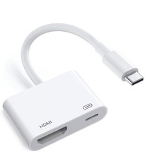  MFi Certified USB C to HDMI Adapter for iPhone 17 16 15 Pro Max to TV