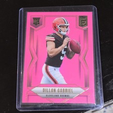 2025 Panini Donruss Elite - Rookies Dillon Gabriel #151 Pink Cleveland Browns