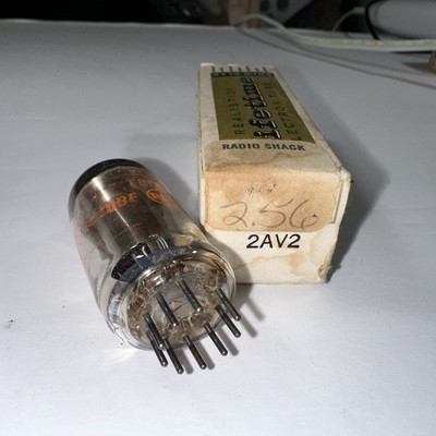 NOS Realistic Lifetime 2AV2 Electron Tube