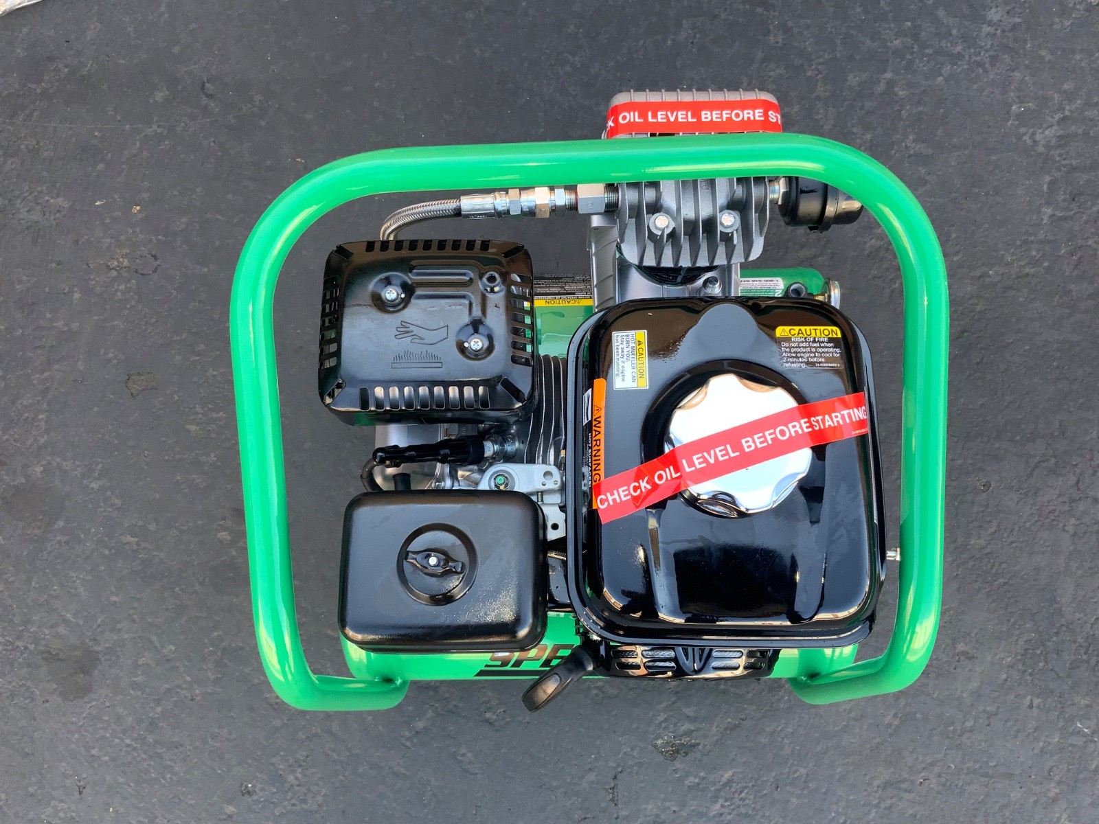 SPEEDAIRE AC1-HH04-05G Portable Gas Air Compressor,1 Stage,4 hp 4GB42 (S1Mflr)