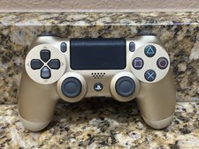 Sony PlayStation 4 PS4 DualShock 4 Wireless Controller Gold CUH-ZCT2U Tested