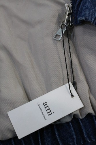 AMI Paris Blue Ami de Coeur Denim Jacket Size L - Picture 19 of 19