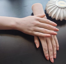 NEW Real 1:1 LUXURY Platinum Silicone Adult Female Exquisite's Hands Mannequin