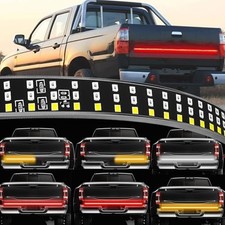 60in LED Tailgate Light Strip,Trible Row LEDs Tailgate Light Bar,Red 60inch