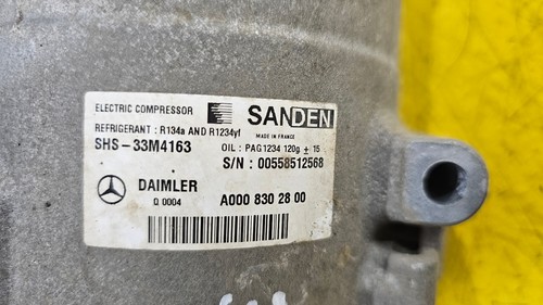 MERCEDES C CLASS W205 C350e HYBRID 2014-2018 AIR CON COMPRESSOR PUMP 0008302800 - Picture 6 of 6