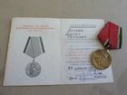 RUSSIA MEDAL & DIPLOMA 20 YEARS JUBILEE VICTORY AGAINST GERMANY USSR