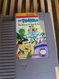 The Flintstones: The Rescue of Dino & Hoppy Nintendo - NES - Tested and Works