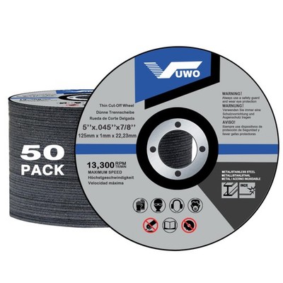 Trennscheibe Stahl Edelstahl 50 Stk, 125mm, 1mm, Profi, Aluminiumoxid
