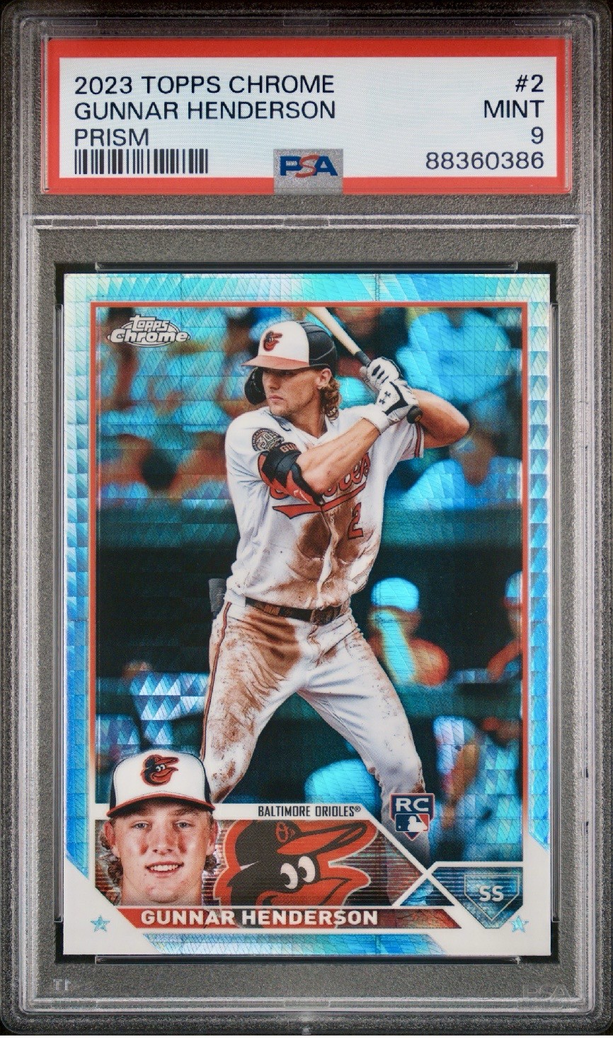 2023 Topps Chrome - Gunnar Henderson #2 Prism Refractor (RC)