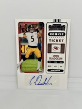 CHRIS OLADOKUN Rookie Ticket Auto 2022 Contenders KC Chiefs RC #256