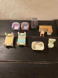 BLUEY Family Home Playset Furniture 9 Piece Lot Made By Moose Ludo Studio