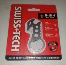 Swiss + Tech ST029012 8-in-1 EDC Tool Multi-Tool Brand New SEALED