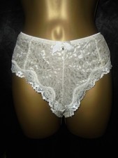 Womens  silky  cream  Panties  30 to 42 MAX  " w cd/tv
