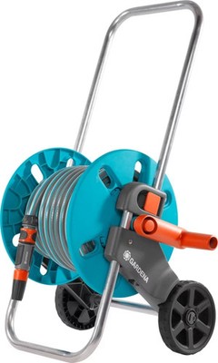 Gardena Schlauchwagen CleverRoll S Set inkl. 20m Schlauch Spritze, 18502-50