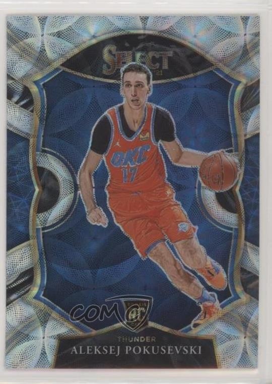 2020-21 Panini Select Concourse Scope Prizm Aleksej Pokusevski #77 0c2
