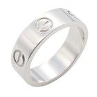 Bague CARTIER Love 750WG or blanc occasion femme taille US #5,25 #51