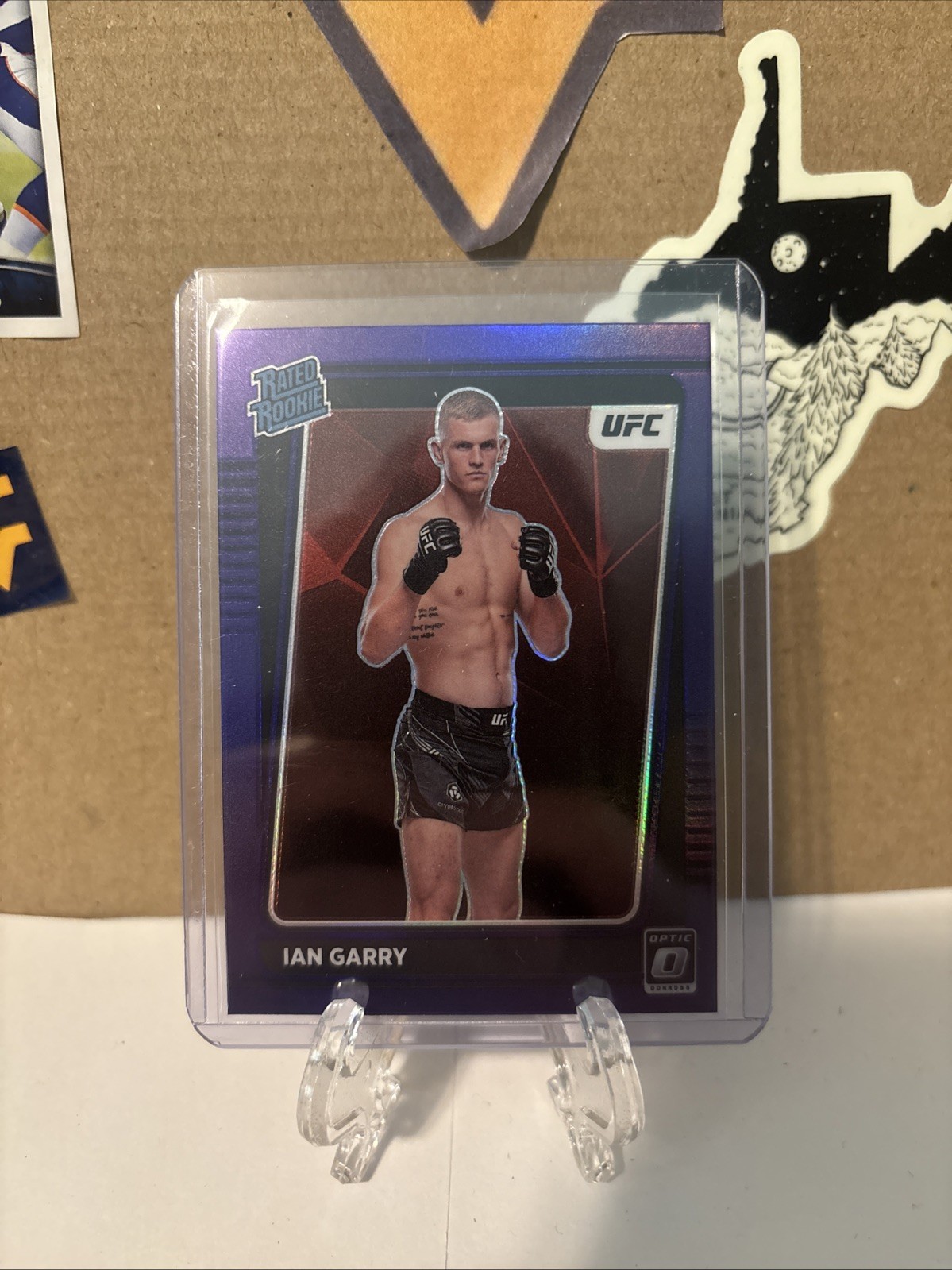 2022 Panini Donruss Optic UFC Rated Rookie Ian Machado Garry #108 Purple Prizm