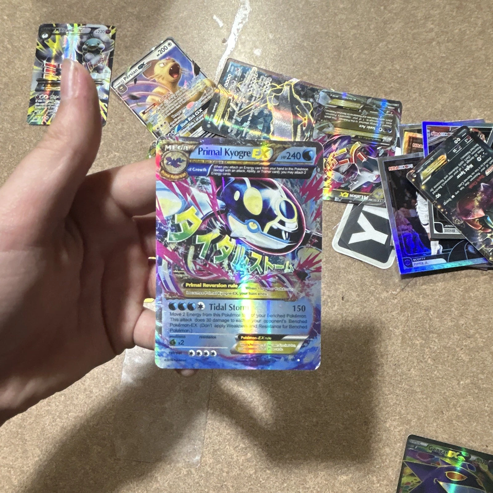 Nintendo Pokemon TCG Ancient Origins Primal Kyogre EX 96/98 Holo English 2015