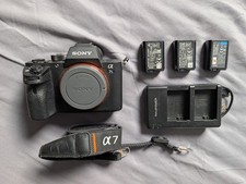 Sony Alpha a7S II 4K camera kit with batteries and charger - EXCELLENT