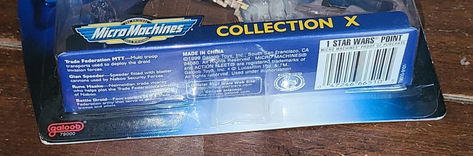 星球大战第一集 - 微型机器 (1999) 系列 X 比例微缩模型 #79000 — 第 2/3 张图片