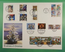 DR WHO 1996 FDC CHRISTMAS MIXED FRANK NEW ZEALAND/BELGIUM/SWEDEN LR31244