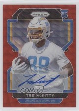 2021 Panini Prizm Rookie Red Wave Prizm Auto 77/149 Tre' McKitty #416 Auto 0ce4