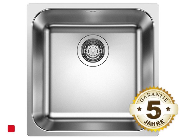 Blanco Supra 400-IF R12 BüRstfinish - 526350 EdelstahlspüLe FläChenbüNdige KüChe-image