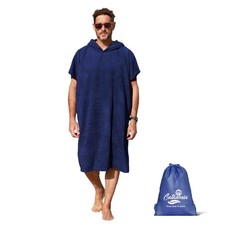 Catalonia Absorbent Surf Poncho Men Women, Quick Dry Towel Changing Poncho, H...