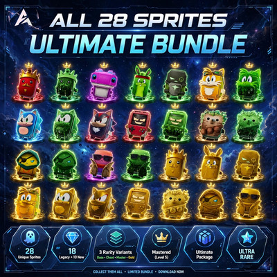 Fortnite | All 28 New Sprites (Level 5) | Fast & Cheap