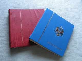 Briefmarken Deutsches Reich in 2 Bindern