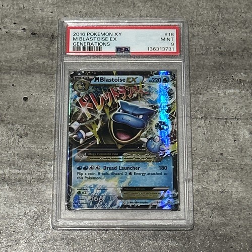 M Blastoise-EX graded PSA 9 for sale on eBay