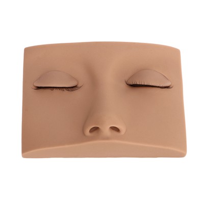 Lash Mannequin Head With 3 Pairs Replaceable Eyelid Silicone Eyelash Extensi URS