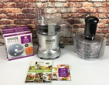 Magic Veggie Bullet VB-101 Electric Spiralizer Food Processor With Blades Bundle